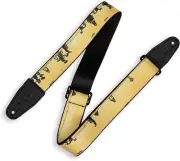 Levy's 2.5" Calaca Series Polyester Mariachi Print Design Guitar Strap
