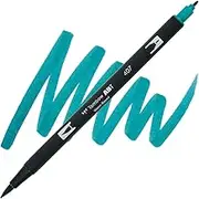 Tombow Dual Brush Pen, Tiki Teal (407)