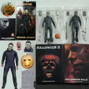 NECA Michael Myers Figure With LED Pumpkin Halloween Ultimate Action Figure Toy
