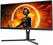 AOC 144Hz 34 Inch FreeSync Premium 3 Sided Frameless Gaming Monitor