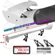 Painted White Universal 57" TYPE-2 ABS GT Trunk Adjustable Bracket Spoiler Wing (for: Porsche)