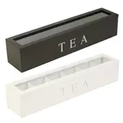 Wooden Tea Storage Box Coffee Tea Bag Storage Box Sugar Packet Storage Box Home Storage Container