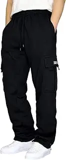 [CEHT] Men's Cargo Sweatpants Joggers Casual Pants with Pockets for Hiking Athletic Workout
