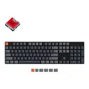 Keychron K5 SE Low-Profile Bluetooth Hot-Swappable RGB Backlit Mechanical Keyboard Optical Red Switch Mac... [KBKCK5SEE1RED]