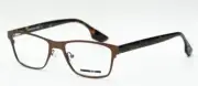 NEW McQ by Alexander McQueen Eyeglasses MQ0050O 002 53-18-150 Brown Havana Metal