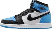 Nike Air Jordan 1 Retro High OG Grade School University Blue/Black-White FD1437-400 , 7 Big Kid