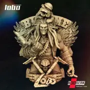 Lobo Resin Sculpture Statue Model Kit DC size choices! Unpainted/Unassembled