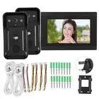 7In 2 Cameras 1080P Video Intercom Wired Wifi Doorphone Night Vision Camer AUU