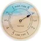 Tidal Wall Clock High & Low Tide, Blue/Yellow, 20Cm*