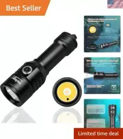 GL 2.0 2-in-1 Scuba Diving Signal Light 1500 Lumens Underwater Flashlight, 10...