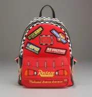 NWT Loungefly Disney Pixar Cars Lightning McQueen Rust-eze Lightup Mini Backpack