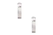 2PK D.line Stainless Steel Over Sink Roll-Up Dish/Plate Dryer Rack 48x24cm Grey