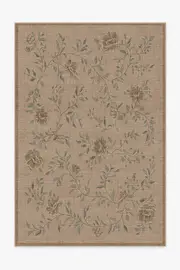 185' x 275' | Machine Washable Runner Rug | Kid & Pet Friendly | Indoor Rug | Blume Natural Sage Re-Jute Rug | Ruggable