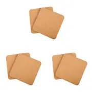 3x 2pc Appetito Square Cork Trivets 20x20cm Home Kitchen Cooking Accessories