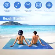 Beach Blanket 79 x 83 Inch Waterproof Sandproof Oversized Beach Mat for qryTN