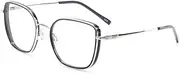 [VFDHN] Ultralight Pure Titanium Eyeglasses Women Square Glasses Frame Men Eyewear Frames