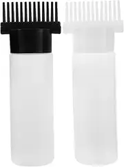 WRITWAA Hair Dye Applicator Bottle Comb Set Scalp-safe Multi-use for Oil Shampoo Conditioner Home Salon