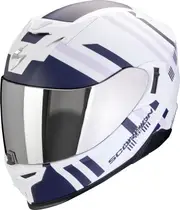 Scorpion EXO-520 Evo Air Banshee, full face helmet , color: Matt White/Blue/Purple , size: M