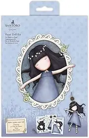 Gorjuss Paper Doll Kit - Tiptoes GO105110 - Ages All - Includes x3 Die-cut Sheets, Twine, Mini Brad