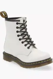 Dr Martens Ladies 1460 White Boots Size 10