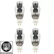New Ip & Gm Factory Matched Quad 4x Electro-Harmonix 300B Gold Grid & Pins Tubes