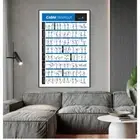 Wall Chart Poster Workout Fitness Yoga Training Exercise Wall Art Poster Banner