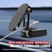 360° Rotation Magnetic Phone Holder Foldable Car Mount Stand Dashboard Universal
