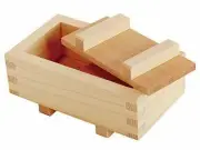 Yamakou Oshizushihako Wooden Mold Pressed Sushi Medium Sushi Maker