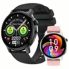 S46 Smart Watch Round Full Screen Step Counting Weather Forecast/ Sedentary