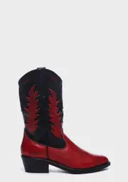 [ROC Boots Australia] Red India Cowboy Boots