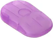 Travel Disposable soap Tablets, Boxed soap Paper, Portable Hand wash Tablets, Small soap Tablets, Mini soap Paper-Purple