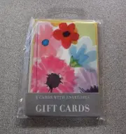 The Gift Wrap Gift Enclosure Cards w/ Yellow Envelopes 4 Per Pk 12 PC/1 PK (M)