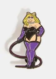 [Geeky And Kinky] Mistress Pig Enamel Pin