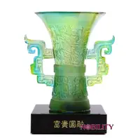 在飛比找momo購物網優惠-【三卡寶精品】富貴圓融琉璃(擺飾/擺件)