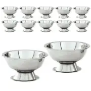 12x Sundae / Icecream Cup 170mL Stainless Steel Dessert Serving Dish / Ice Cream
