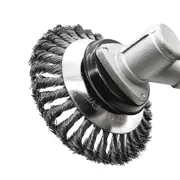 6/8" Weed Brush Steel Wire Trimmer Wheel Garden LawnMower Grass Cutter Head