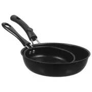 2 Pcs Fried Egg Pan Set Omelet Making Iron Omelette Cooking Tool