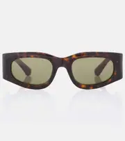[Gucci] Gucci Interlocking G rectangular sunglasses One Size multicoloured