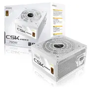 Antec CSK 750 DC 750W 80+ Bronze ATX Power Supply - White (CSK750DC WHITE)