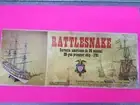 WOODEN SHIP MODEL BATTELSHIP SERIES KIT 11 1/64 RATTLESNAKE SALES