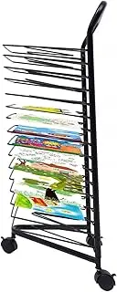 Art Drying Rack for Classroom,Canvas Rack Art Storage,Suitable for Home and Art School Oil Painting Drying Rack 16 Shelves