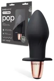 Bodywand Pop 4.25" Mini Vibrating Butt Plug