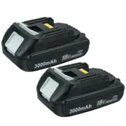 2X 18V 3.0Ah Battery 18V for Makita LXT BL1830 BL1815 BL1860 LITHIUM 194309-1 AU