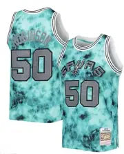 Mitchell & Ness David Robinson NBA Galaxy Swingman Jersey Medium $150 Msrp