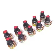 10 Units 50K B50K OHM Linear Taper Rotary Dual Potentiometer POT Red Knob