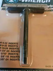 1/4"-20 T-WRENCH Insert Wrench To Install Manually Threaded Inserts New