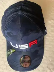 New 6 Ryder Cup Whistling Straits Golf Hat Youth Adjustable Navy Blue Camo