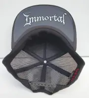 Metal Black Death Gothic Industrial Thrash WhiteImmorta BottomTop Trucker Adjust