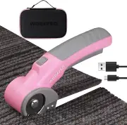 Tijeras eléctricas inalámbricas WORKPRO, cortador rotatorio de 4 V para cartón,