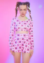 Higher Games Checkered Skirt Set